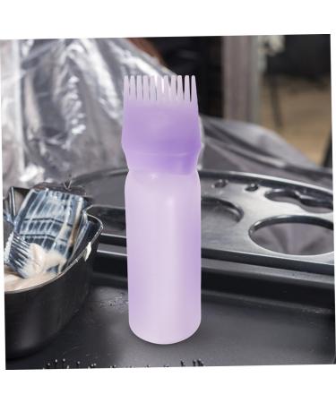 Mikinona 1 Set Hair Dye Bottle with Comb Hair Applicator Tool Hair Dye Tools Salon Hair Empty Lip Gloss Tubes Hair Coloring Kit Hair Coloring Tools Kit DIY Hair Dye Kit Plastic Purple 6.9x4.8cm Purple - Buy Online on GoSupps.com