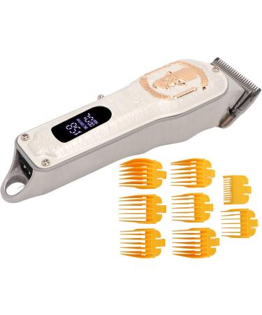 Qukaim Men Hair Trimmer Electric Hair Trimmer with Stainless Steel Blades Rechargeable High Power Hair Clipper for Home Salon - Buy Online on GoSupps.com
