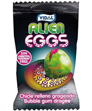 Buy Dino & Alien Eggs - Eerie Green Chewing Gum Egg with Liquid Core | Perfect Kids' Birthday Gift - Buy Online on GoSupps.com