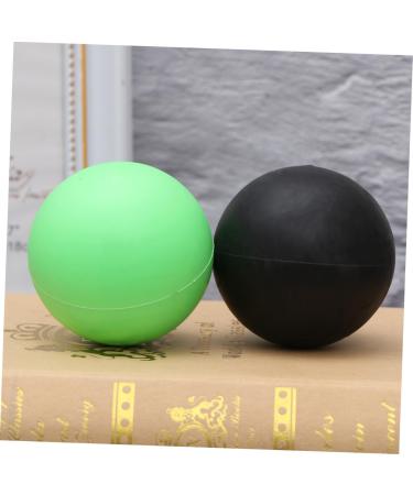 Lurrose Yoga Massage Ball Set - 2 PC TPE Massage Roller for Muscle Relief & Back Rolling - Elastic Yoga Balls 6.3x6.3 cm - Buy Online on GoSupps.com