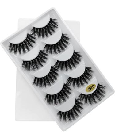 UAMOU 3D Faux Mink Lashes Natural Long Soft False Eyelashes Makeup Wispy Dramatic Fluffy cilios False Eyelashes Cheerfully (Color : G802 Size : 10 boxes logo) 10 boxes logo G802 - Buy Online on GoSupps.com