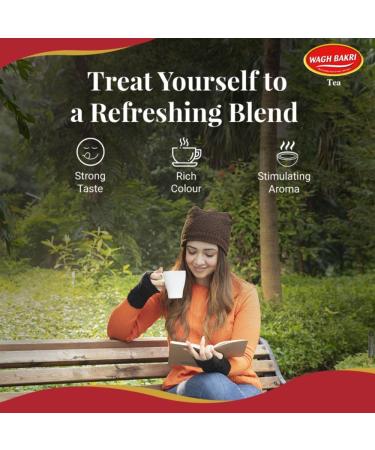 Wagh Bakri Spiced Tea - Masala Chai - 250 g - Lose - Buy Online on GoSupps.com