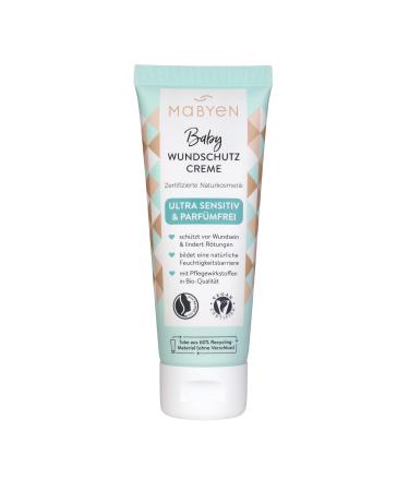 Mabyen wound protection cream 50 ml |Certified natural cosmetics - soda vegan perfume free climate -neutral baby children cream for the diaper area - Buy Online on GoSupps.com