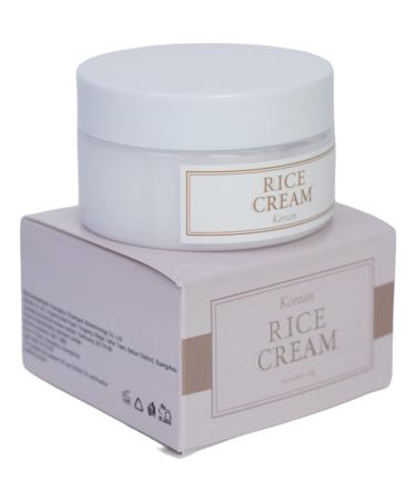 Korean Rice Cream 3.52 oz - Revitalize Skin with Ceramide & Rice Bran Essence | Glowing Moisturized Even Skin Tone | Premium Korean Skincare - Buy Online on GoSupps.com