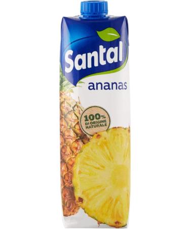 Parmalat Santal I Classici Fruit Juice 100% natural pineapple juice Soft drink Tetrapack 1000ml