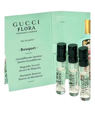 Gucci Flora Sample Perfume Flora Gorgeous Jasmine Perfume Women EDP Spray 1.5 ml / 0.05 oz (set of 3) - Buy Online on GoSupps.com