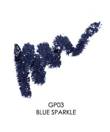 Palladio Blue Sparkle Glitter Eyeliner Pencil | Longlasting Shimmer Eye Liner for Professional Makeup - Buy Online on GoSupps.com