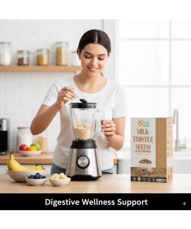 Herbs Botanica Milk Thistle Herb Seeds 100% Natural Cardo Mariano Semillas for Herbal Tea Tinctures & DIY Use Whole Milk Thistle Seeds for Grinding & Infusions 8 oz Pack - Buy Online on GoSupps.com
