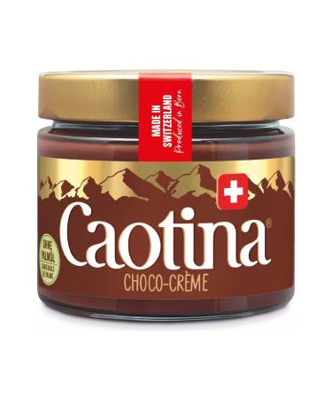 Caotina chocolate cream spread sweet chocolate cream without palm oil chocolate spread with nut and real Swiss chocolate 6 x 300 g 300g (6 Pack)