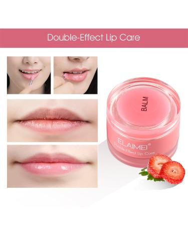 Strawberry Lip Peeling & Moisturizing Mask - Intensive Repair Treatment for Fading Lip Lines (9g) - Buy Online on GoSupps.com