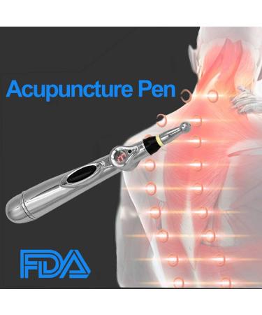 Electronic Acupuncture Pen | Electric Body Massager with 3 Heads & 9 Vibration Modes - International Shipping Available - Buy Online on GoSupps.com