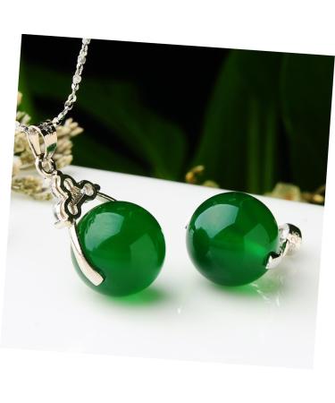 COHEALI Pendants for Necklaces Chalcedony Pendant Gemstone Beads Chalcedony Beads Agate Lovers Emerald Beads - Buy Online on GoSupps.com