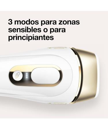 Braun IPL Silk Expert Pro 5 - Permanent Hair Removal Device Venus Razor & Bag | Best Gift for Women Alternative to Laser Hair Removal PL5137 - White/Gold - Buy Online on GoSupps.com