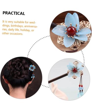 minkissy Retro Step Hairpin Chinese Chopsticks Vintage Hair Clips Hair Gems for Women Hair Decorations Womens Hair Clips Women Hair Classic Hair Chopsticks Hanfu Hair Clip Alloy Hair Fork - Buy Online on GoSupps.com