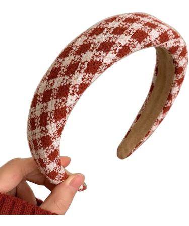 TQUXNGA Christmas Fabric Headband Aesthetic Thick Foam Hairhoop Festive Headdress Casual Hairband Vintage French Style Headwear 1188C - Buy Online on GoSupps.com