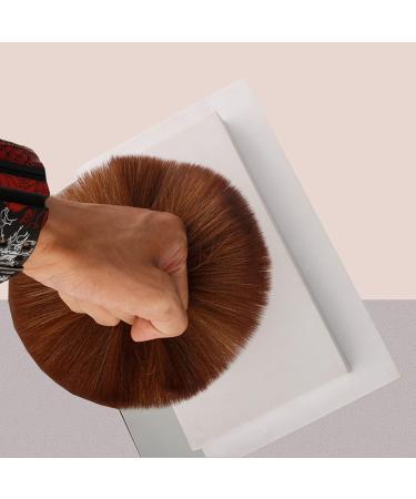 Barber Neck Duster Brush Soft Gentle Electroplating Process Professional Neck Cleaning Brush Salon Hairdressing Neck Brush Neck Duster Brush for Hairdressers (Gold) - Buy Online on GoSupps.com