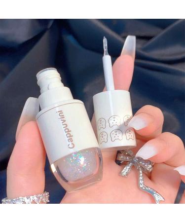 Liquid Eyeshadow Sparkly Bowling Eyeshadow | 0.05oz Eye Makeup Watery Texture Face Body Set Brighten Highlight Shzons 01 - Buy Online on GoSupps.com