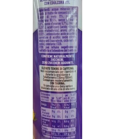  Italian Gourmet E.R. San Benedetto Fruit Power Pack of 48 energy drinks with apple pomegranate mango and pineapple flavor 40 cl disposable PET bottle + Italian Gourmet Polpa di Pomodoro 400 g box - Buy Online on GoSupps.com