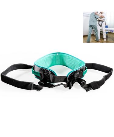 ZXJDP Gang belt transfer straps with padded handles transfer straps for lifting seniors with one-click buckle home care for older people