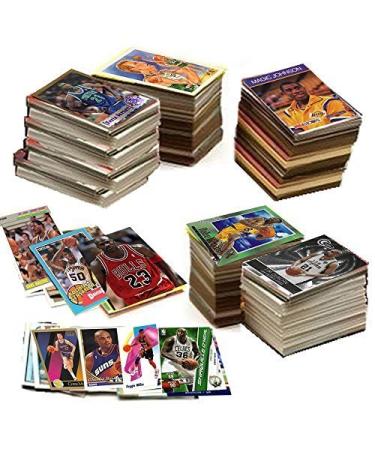 600 Basketball Cards Including Rookies Many Stars & Hall-of-famers. Ships in New White Box Perfect for Gift Giving. Includes Unopened Pack of Vintage Cards That Is At Least 25 Years Old!