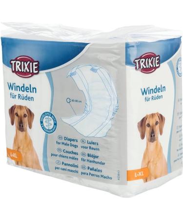 Diapers for male dogs L XL: 60 80 cm 12 pcs.