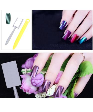 11pcs 3D Cat Eye Magnet Nail Art - Soak Off UV Gel Tools for Stunning Nails | International Shipping - Buy Online on GoSupps.com