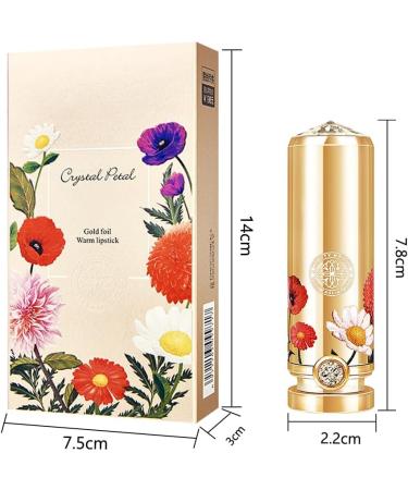 Temperature Color Changing Lipstick Flower Color Changing Lipstick Waterproof and Long Lasting Lip Balm - Buy Online on GoSupps.com