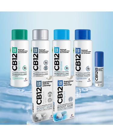 CB12 Sensitive Mouthwash for Sensitive Teeth - 12-Hour Freshness - 250ml (Pack of 2) - International Shipping Available - Buy Online on GoSupps.com