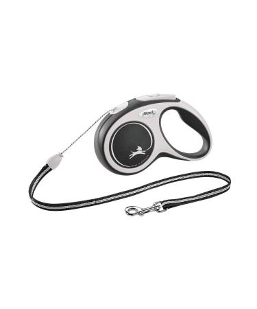 flexi New Comfort M rope 5 m grey for dogs up to 20 kg grey M: 5m