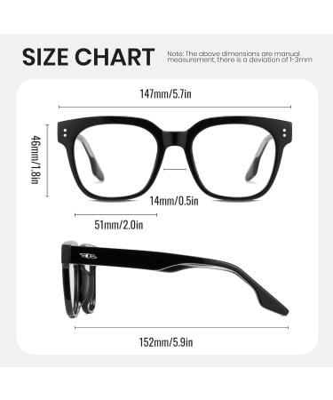 Buy Cyxus Blue Light Filter Glasses for Men & Women - Fashionable Computer & Gaming Safety Glasses - Model 8556 Black - Buy Online on GoSupps.com