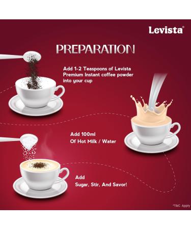 Levista Pochette de caf instantan de qualit sup rieure de 200 g Arabica 200 g (Lot de 1) - Buy Online on GoSupps.com