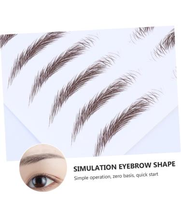 Didiseaon 5pcs Eyebrow Stickers Best Eyebrow Transfers Imitation Eyebrow Sticker 6 Proof Template - Buy Online on GoSupps.com
