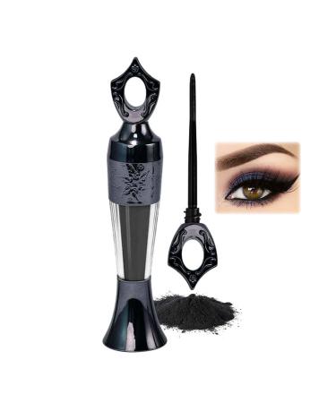 Clawrex Powder matte eyeliner waterresistant kajal pen black quickdrying and wiperesistant eyeliner powder for the eyelid area