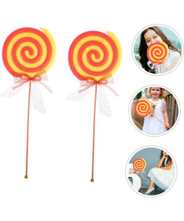 CHILDWEET 2pcs Lollipop Model Giant Fake Lollipops Christmas Lollipop Decorations Large Lollipop Ornaments Faux Lollipop Decor Birthday Lollipops Big Lollipop Prop Toy Studio Photo Plastic - Buy Online on GoSupps.com