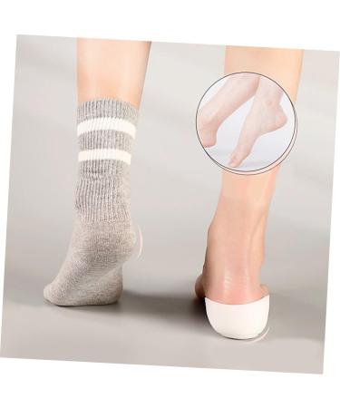 Translucent Heightening Insoles for Men & Women | Comfort Heel Cup Inserts & Shoe Pads | Clear Height Increase | 11x3.5cm - Buy Online on GoSupps.com