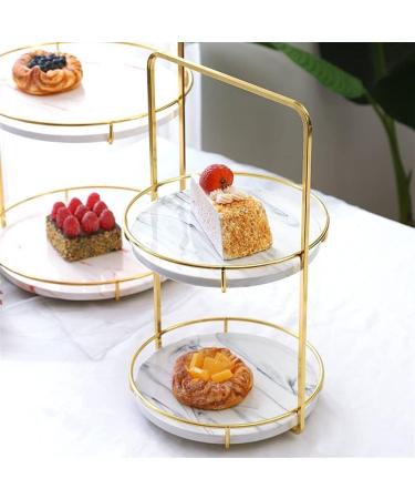 2-Tier Countertop Fruit Basket Stand Detachable Fruit Holder Kitchen Storage Baskets Stand Cake Rack (Color : Gray) (Red) - Buy Online on GoSupps.com