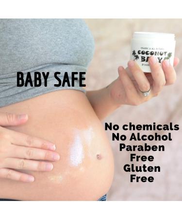 Coconut Essentials | COCONUT BABY Oil for Hair & Skin - All Natural Moisturizer - Unscented baby oil Massage Sensitive Skin Healthy Hair with Sunflower and Grapeseed oils - 4fl oz - Buy Online on GoSupps.com