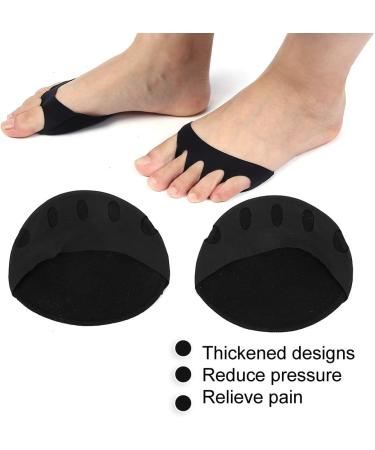 Foot Cushion Toe Pads for Pointe Shoes | Pain Relief & Comfort 2 Pairs | Black Forefoot Pads for High Heels - Buy Online on GoSupps.com