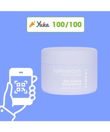  Alphanova ALPHANOVA THERMAL CARE - HYDRA+ Thirst-Quenching Gel-Cream - Normal to Combination Skin - Light Texture - Hyaluronic Acid - Natural - Certified Organic - 50ml - Buy Online on GoSupps.com