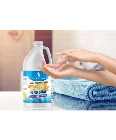 Finesilk White Pearlized Lotion Hand Soap 64 oz Refill Jug - Antibacterial/Antimicrobial, PH Balanced, Made in USA - Buy Online on GoSupps.com