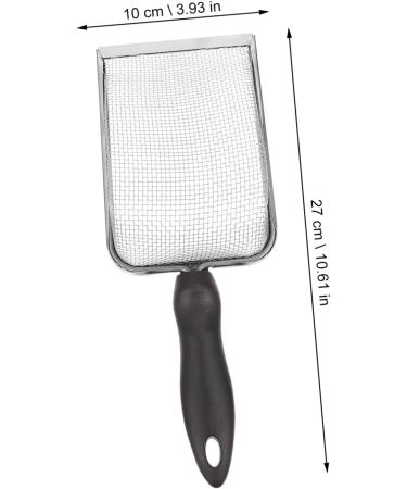 BESPORTBLE 3 Pcs Pet Cleaning Tools Reptiles Sand Mesh Shovel Uvlizer Beachcombing Strainer Zoo Stainless Steel 27X10X5CMx3pcs Blackx3pcs - Buy Online on GoSupps.com