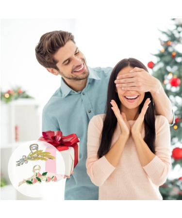 2-Piece Wheat & Strawberry Hair Clips - Stylish Large Metal Clips for Girls | International Shipping - Buy Online on GoSupps.com