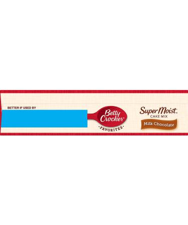 Betty Crocker Super Moist Milk Chocolate Cake Mix 15.25 oz - Delicious and Easy to Bake - Buy Online on GoSupps.com