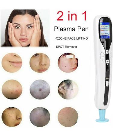  YhsPkAh 2 in 1 Plasma Pencil(Ozone + Freckles) For Removing Warts 8 Levels of Intensity | 7 Heads | Lcd Display Skin Care/Removal of Moles Warts - Buy Online on GoSupps.com
