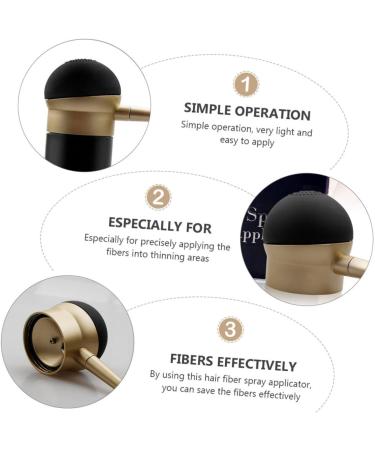 FRCOLOR Reissue Nozzle Hair Building Spray Pump Hair Fiber Applicator Hair Fiber Sprayer Hair Spray Applicator Hair Fiber Spray Applicator Thick Fibre Spray Hair Fiber Pump Beard Thicken - Buy Online on GoSupps.com