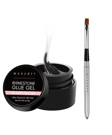 Makartt Nail Rhinestone Glue Gel Bundle - 2pcs with Brush & Pen Tip - Buy Online on GoSupps.com