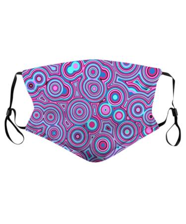 riou Cotton Face Mask with Motif Washable Reusable Breathable Dustproof Mouth and Nose Protection Face Covering