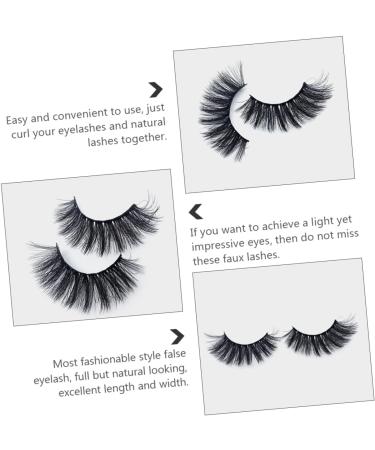 FRCOLOR 15 Pairs False Eyelashes Natural False Eyelashes Bulk Makeup Cross Natural Look Lashes Beauty Lashes Girl Cosmetics False 104X89X15CM Black - Buy Online on GoSupps.com
