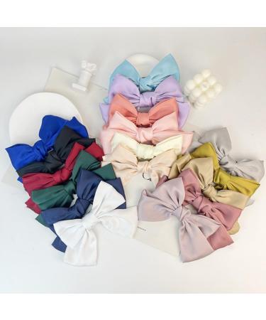 1pc Hairpin Bow for Women Spring Clip Spring Clip Hair Clip Hair Clip Satin Hairpin Bow Headpiece Hair Accessories for Women Girls Daily Wearing Dark Green - Buy Online on GoSupps.com