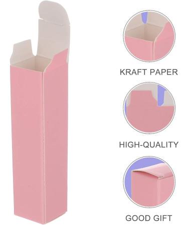 EXCEART 50Pcs Kraft Paper Lipstick Boxes - Essential Oil Packaging Boxes for DIY Beauty Accessories - Makeup Organizer Tube Storage in Pink - Buy Online on GoSupps.com